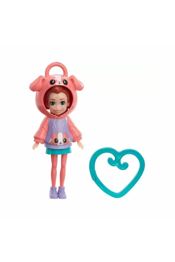 Hkv98 Polly Pocket Kapüşonlu Bebekler