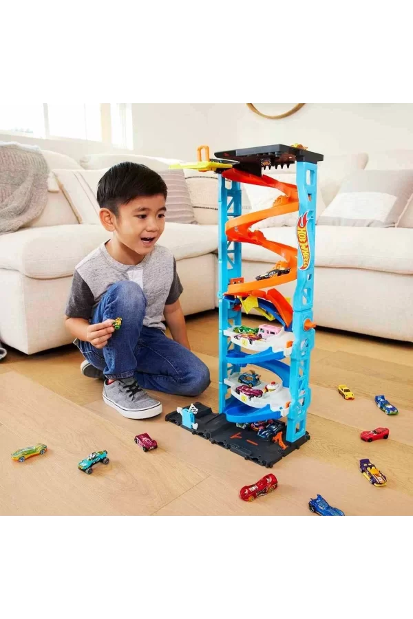 Hkx43 Hot Wheels Heyecanlı Yarış Kulesi