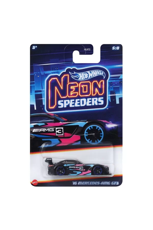 Hlh72 Hot Wheels Neon Yarışlar Temalı Arabalar 10 Adet Koli İle Satılır. Koli Fiyatıdır.