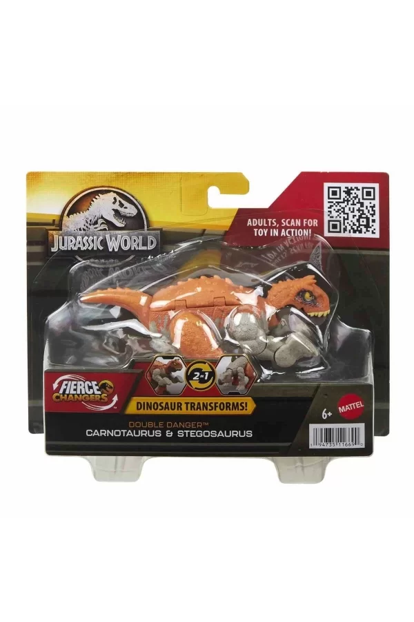 Hlp05 Jurassic World Değişim Serisi - Çifte Tehlike Dinozor Figürleri