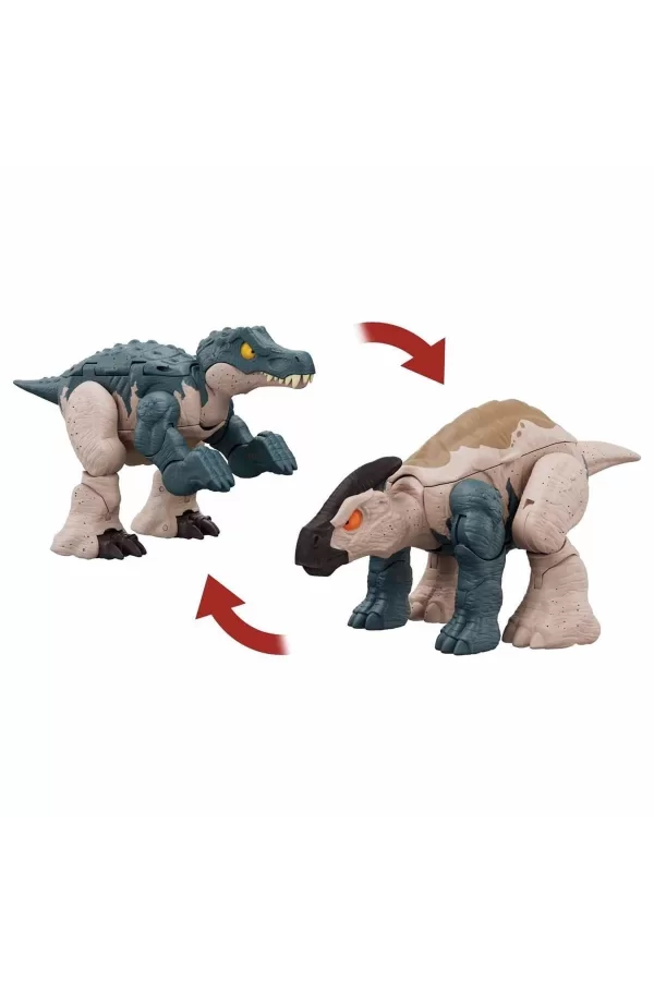 Hlp05 Jurassic World Değişim Serisi - Çifte Tehlike Dinozor Figürleri