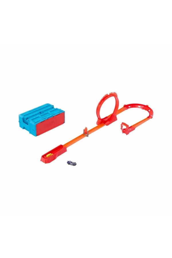 Hmc04 Hot Wheels Track Builder Alev Temalı Akrobasi Seti
