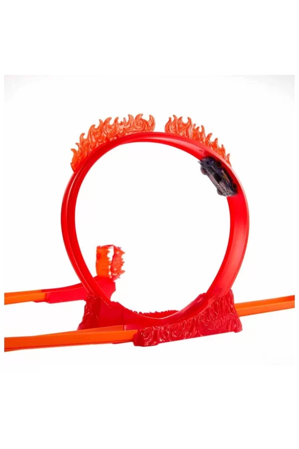 Hmc04 Hot Wheels Track Builder Alev Temalı Akrobasi Seti