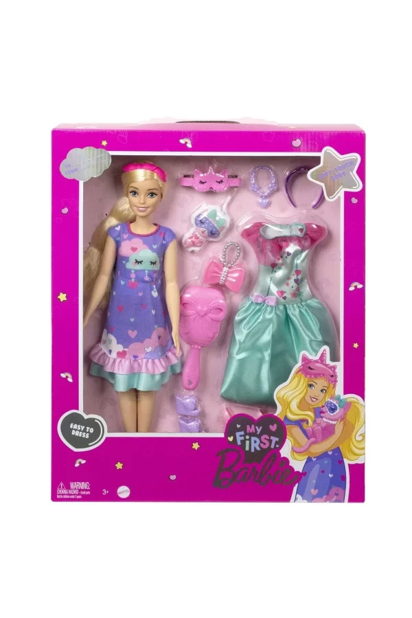 Hmm66 My First Barbie - İlk Barbie Bebeğim - Delüks Bebek