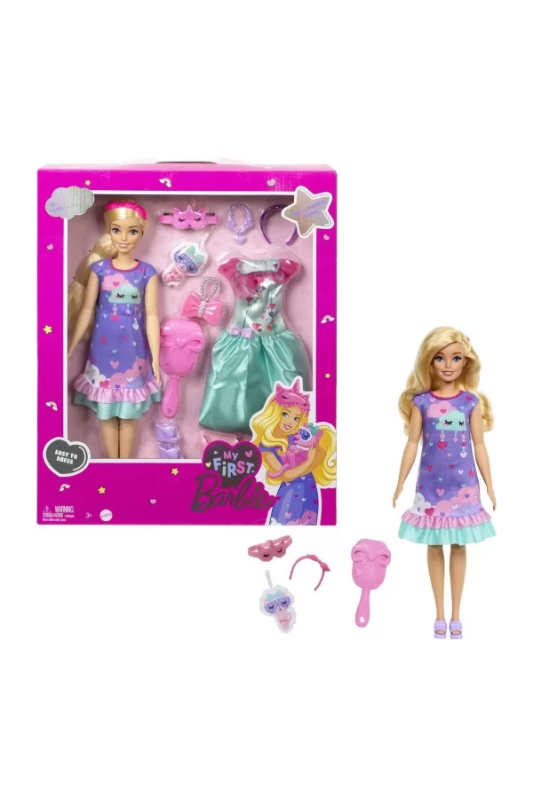 Hmm66 My First Barbie - İlk Barbie Bebeğim - Delüks Bebek