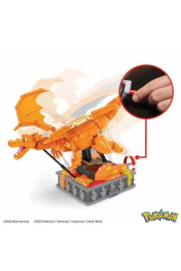 Hmw05 Mega Pokémon™ Hareketli Charizard 1664 Parça +12 Yaş