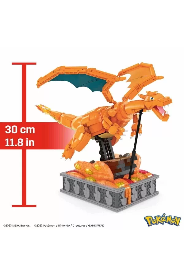 Hmw05 Mega Pokémon™ Hareketli Charizard 1664 Parça +12 Yaş