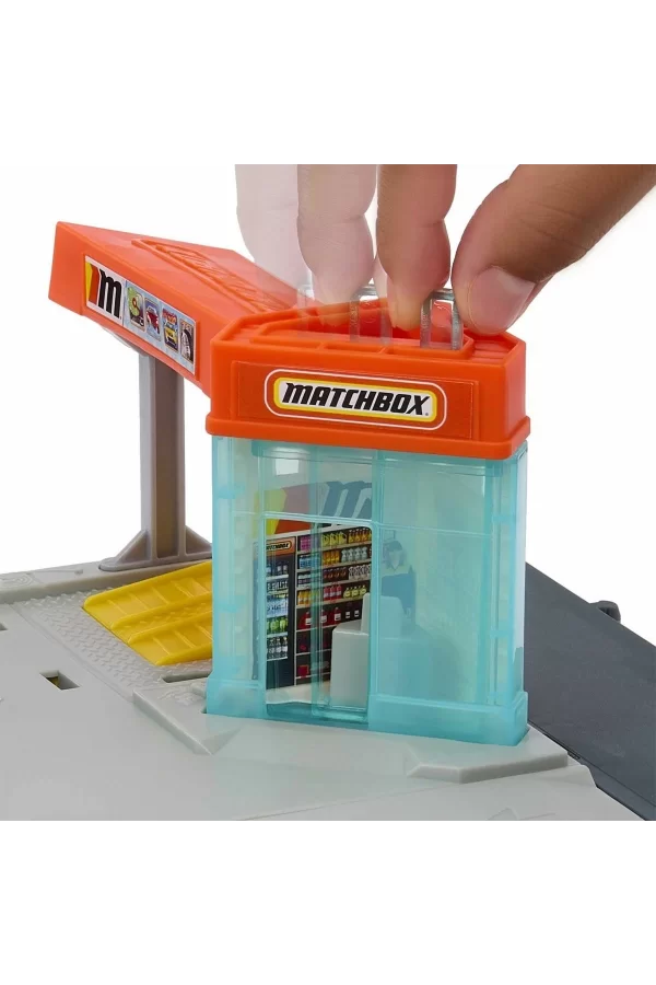 Hnj54 Matchbox Aksiyon Sürücüleri Süper Oto Yıkama Oyun Seti
