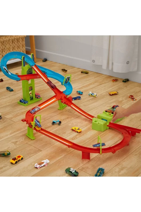 Hpc07 Hot Wheels Neon Yarışlar Çoklu Yarış Heyecanı Pist Seti