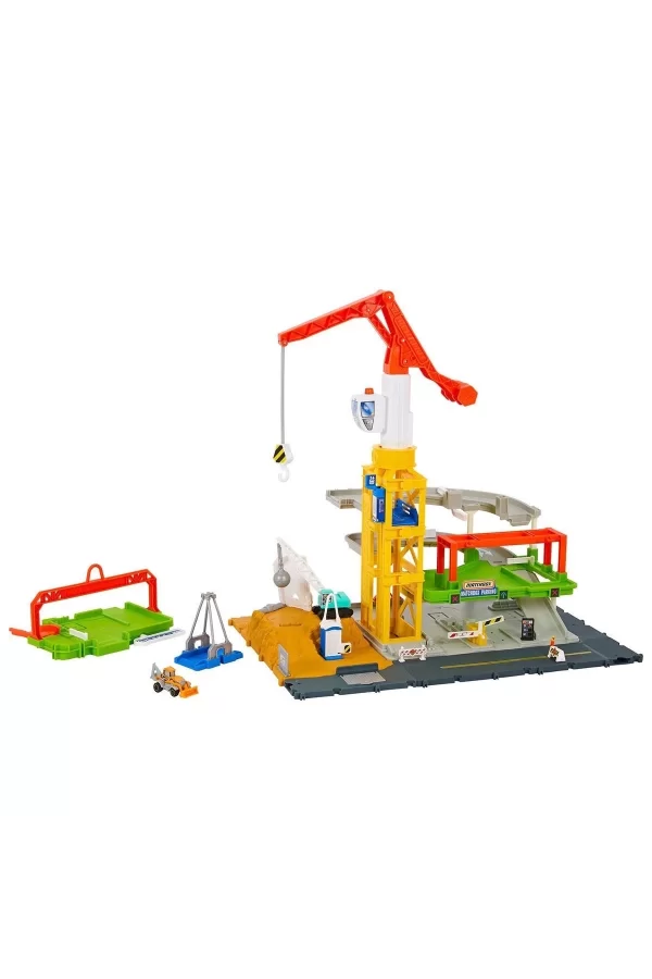 Hpd63 Matchbox Aksiyon Sürücüleri Muhteşem İnşaat Alanı Oyun Seti