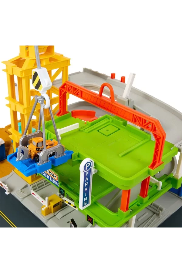 Hpd63 Matchbox Aksiyon Sürücüleri Muhteşem İnşaat Alanı Oyun Seti