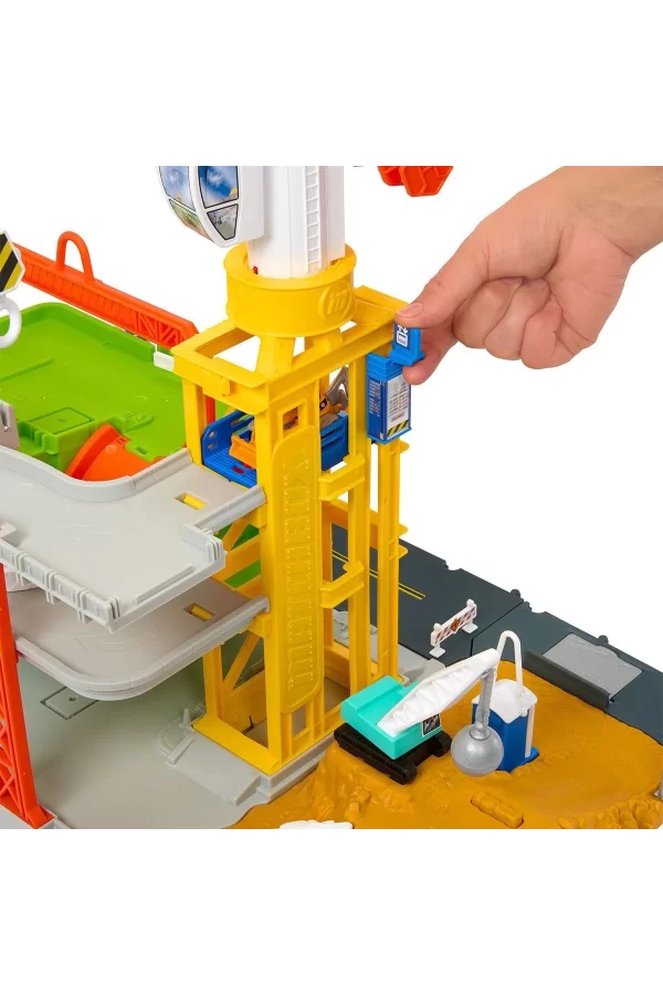 Hpd63 Matchbox Aksiyon Sürücüleri Muhteşem İnşaat Alanı Oyun Seti