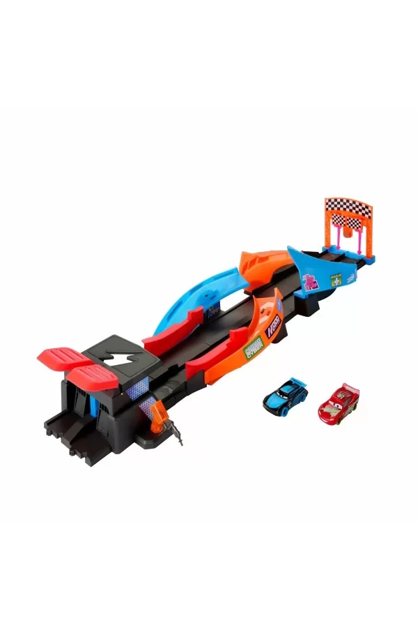 Hpd80 Cars Karanlıkta Parlayan Yarışçılar Pist Seti