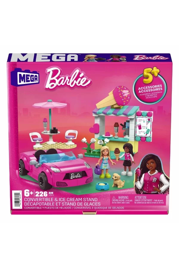 Hpn78 Mega Barbie® Dondurma Standı 226 Parça +6 Yaş