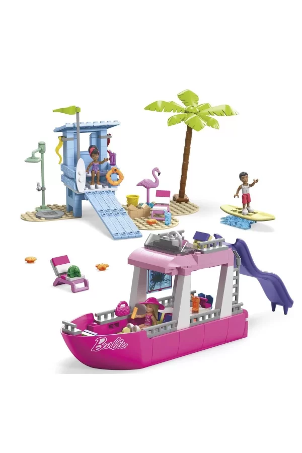 Hpn79 Mega Barbie® Malibu Rüya Teknesi™ 317 Parça +6 Yaş
