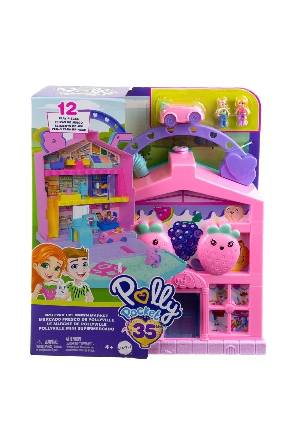 Hrd45 Polly Pocket Eğlenceli Market Oyun Seti