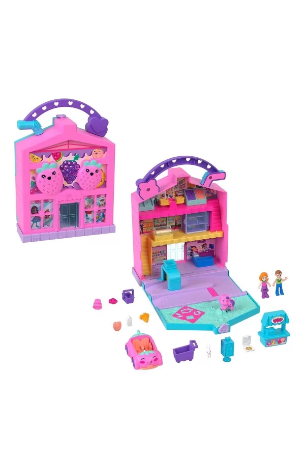 Hrd45 Polly Pocket Eğlenceli Market Oyun Seti