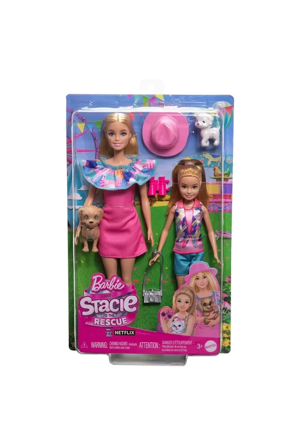 Hrm09 Barbie Ve Stacie Kız Kardeşler İkili Set - Barbie & Stacie To The Rescue