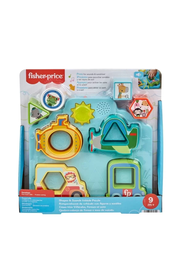 Hrp31 Fisher-price Şekiller Ve Sesler Puzzle