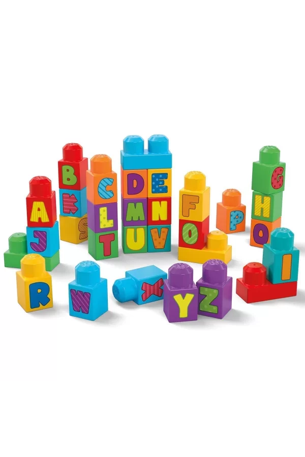 Hrr60 Mega Bloks Alfabeli Blok Çantası 30 Parça +1 Yaş