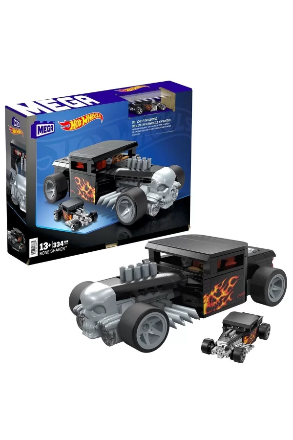Hry17 Mega Hot Wheels Bone Shaker 334 Parça +5 Yaş