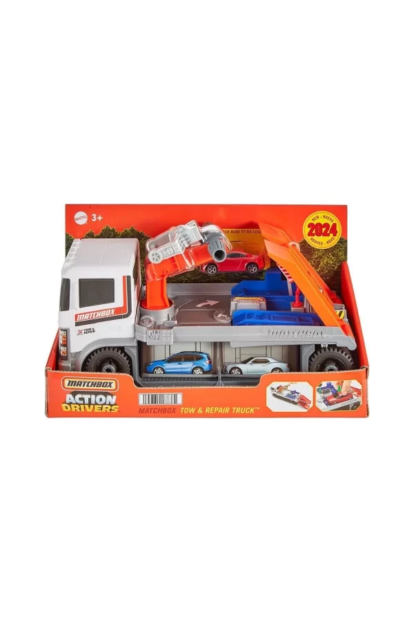 Hry43 Matchbox Aksiyon Sürücüleri - Çekici Ve Tamir Kamyonu