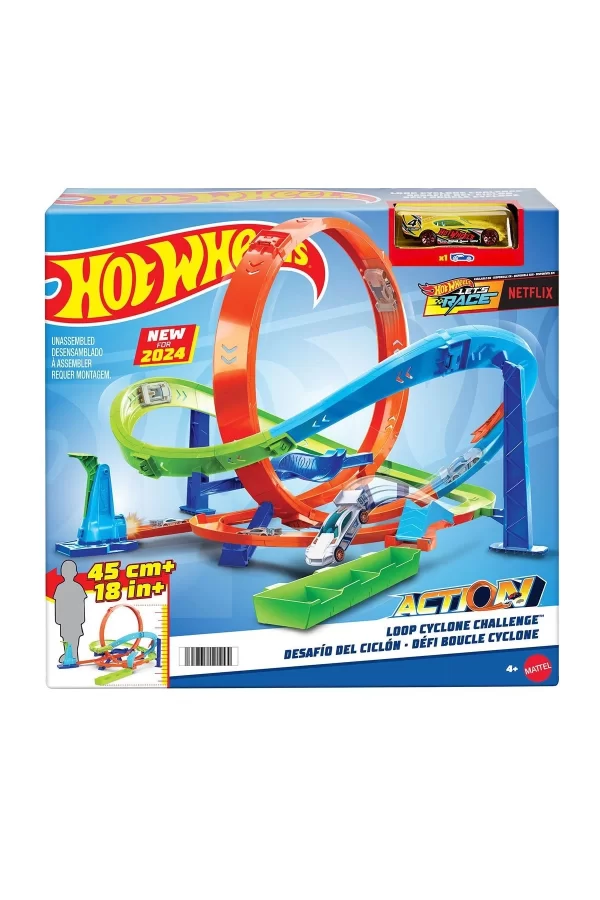 Htk16 Hot Wheels Bumerang Çemberli Yarış Pisti