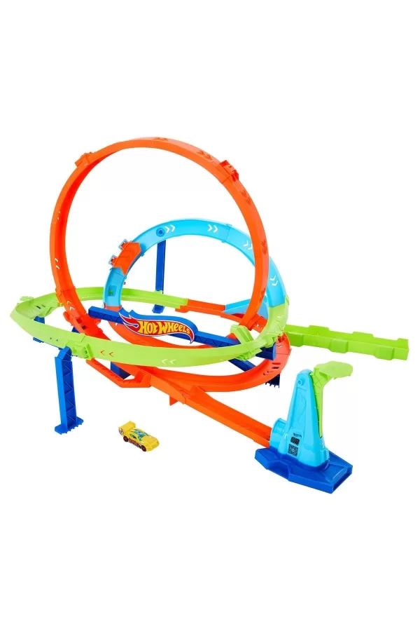 Htk16 Hot Wheels Bumerang Çemberli Yarış Pisti