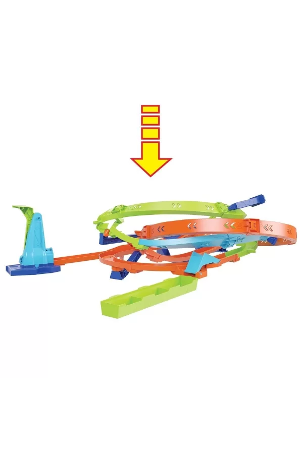 Htk16 Hot Wheels Bumerang Çemberli Yarış Pisti