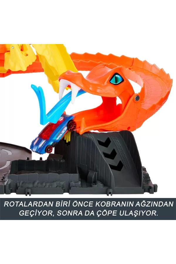Htn81 Hot Wheels Pizza Dükkanında Kobra Macerası Oyun Seti