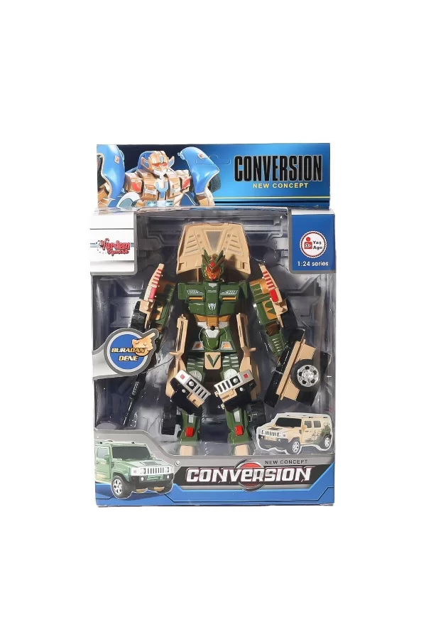 Hw-899-1-2-5 Dönüşebilen Robot Jeep 1:24 -vardem