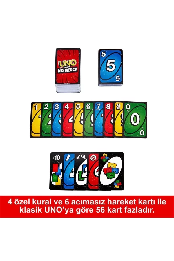Hwv18 Uno No Mercy Kartlar +7 Yaş