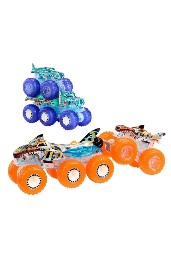 Hyj29 Hot Wheels Monster Trucks Power Smashers Çoklu Paket