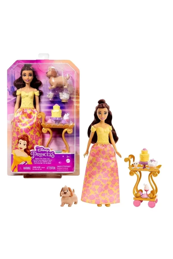 Hym34 Disney Prenses Belle İle Çay Saati Oyun Seti - Bebek Dahil Değildir.