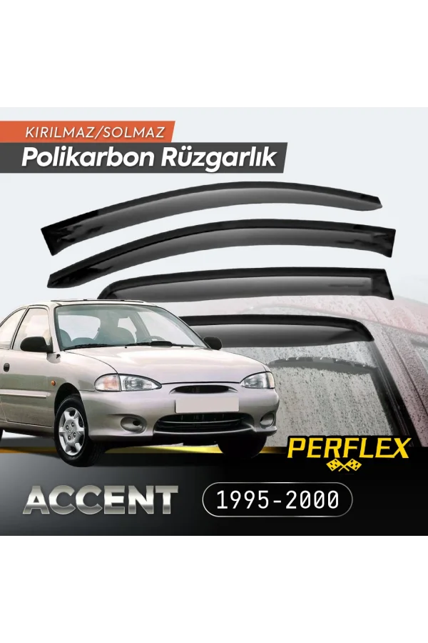 Hyundai Accent 1995-2000 Cam Rüzgarlığı V2 Mugen