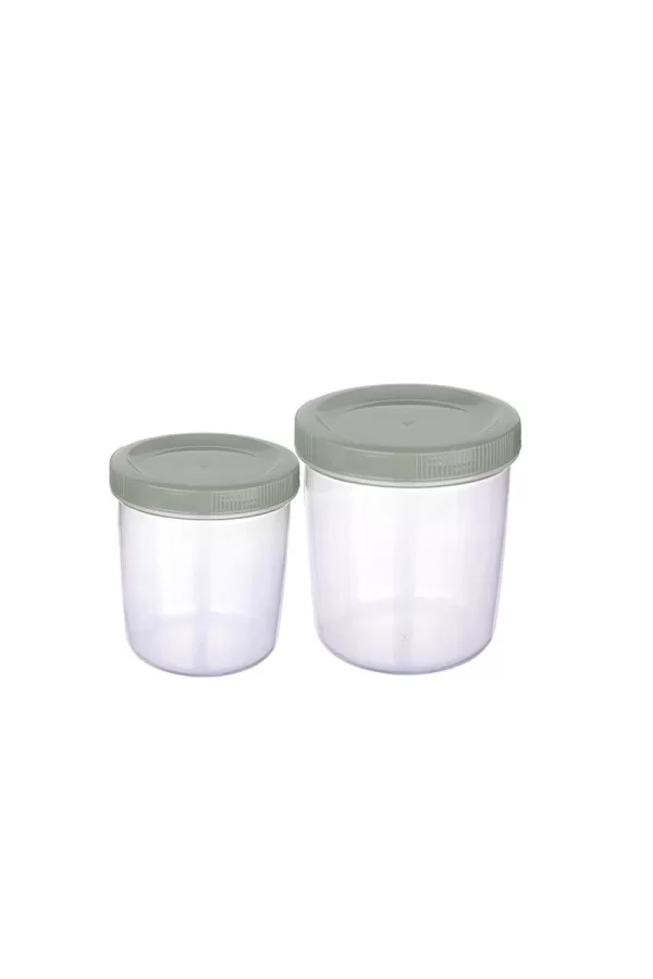 İçiçe Geçen 2 Li Saklama Kabı  (250ve 400ml)