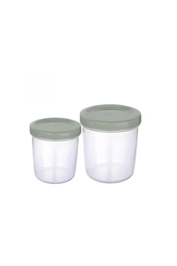 İçiçe Geçen 2 Li Saklama Kabı (400ve 700ml)