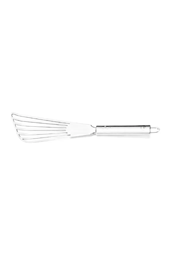 İnoks Eğri Krep Spatulası Krep Omlet Çevirici