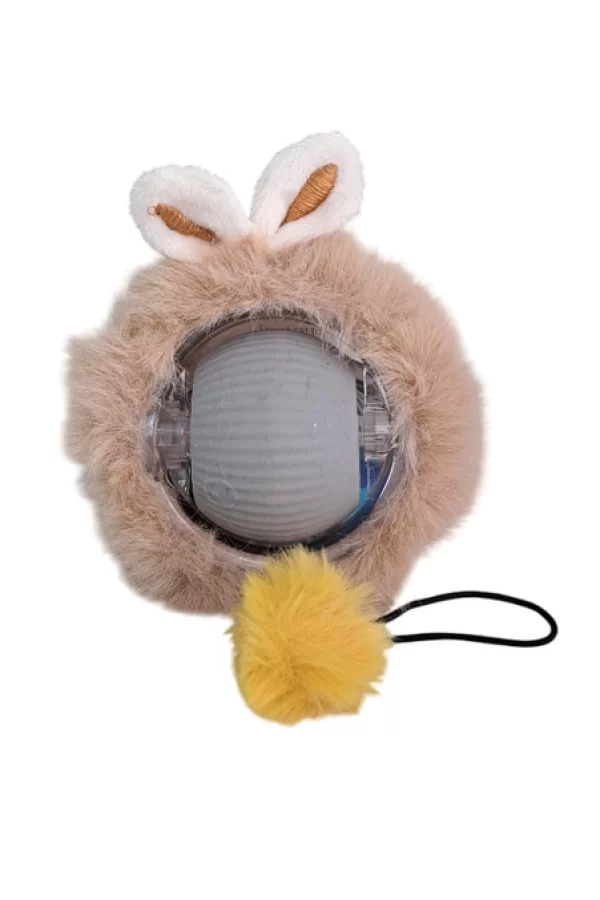 İnteraktif Şarjlı Kulaklı Hareketli Peluş Oyun Topu Kuyruklu 5 cm
