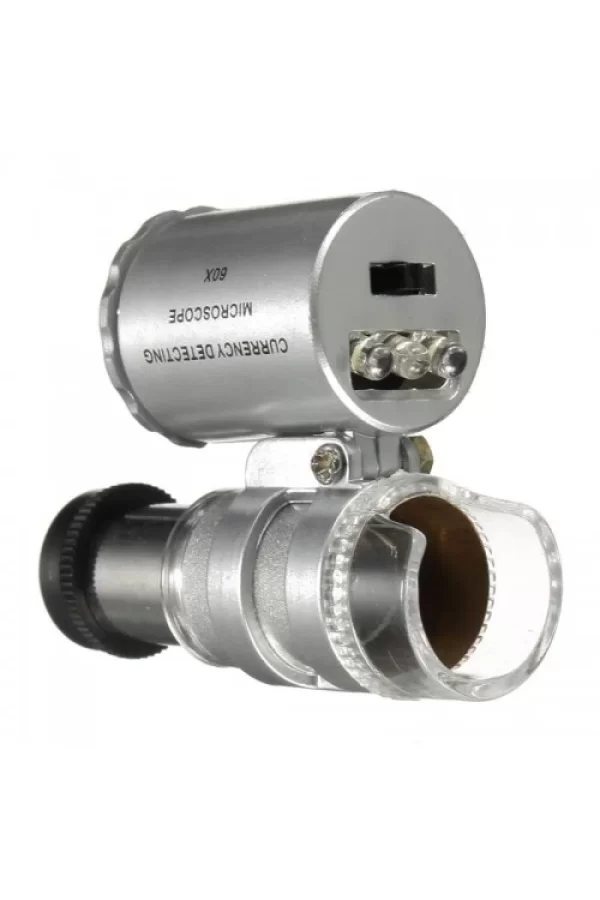 Iphone5 Için Uyumlu Kapaklı Lens Mikroskop Taşınabilir Mini Cep Boyutu Led Mikroskop No.9882ip5ii