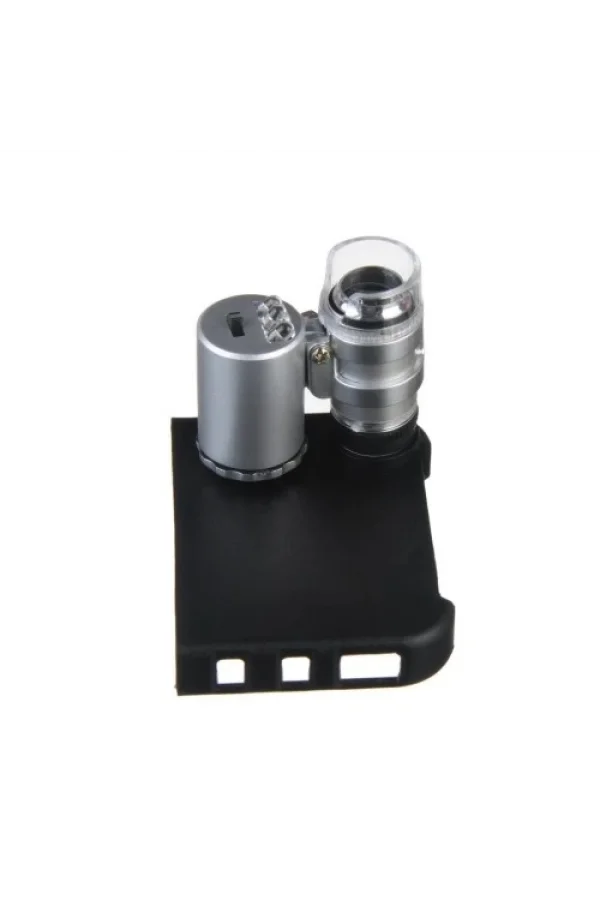 Iphone5 Için Uyumlu Kapaklı Lens Mikroskop Taşınabilir Mini Cep Boyutu Led Mikroskop No.9882ip5ii