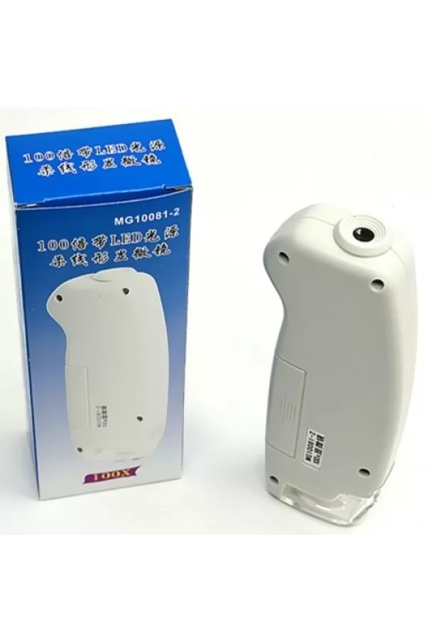 Işıklandırılmış Mini 100x Mikroskop Mg100812
