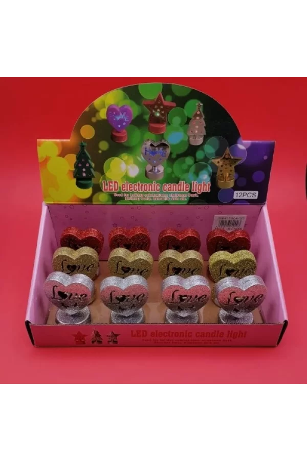 Işıklı Love Kalp Led Işık
