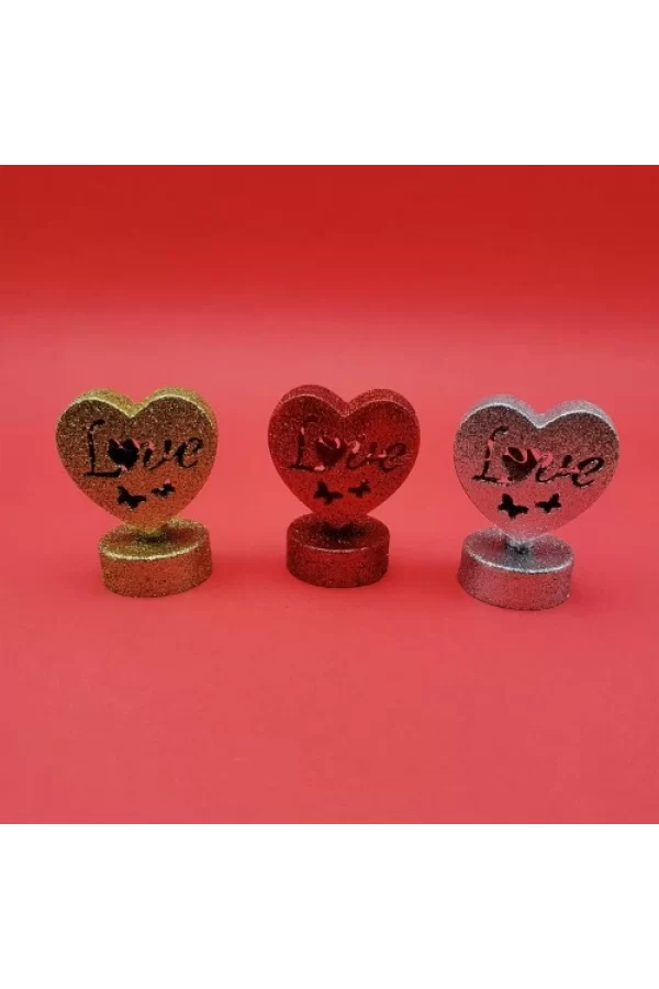 Işıklı Love Kalp Led Işık