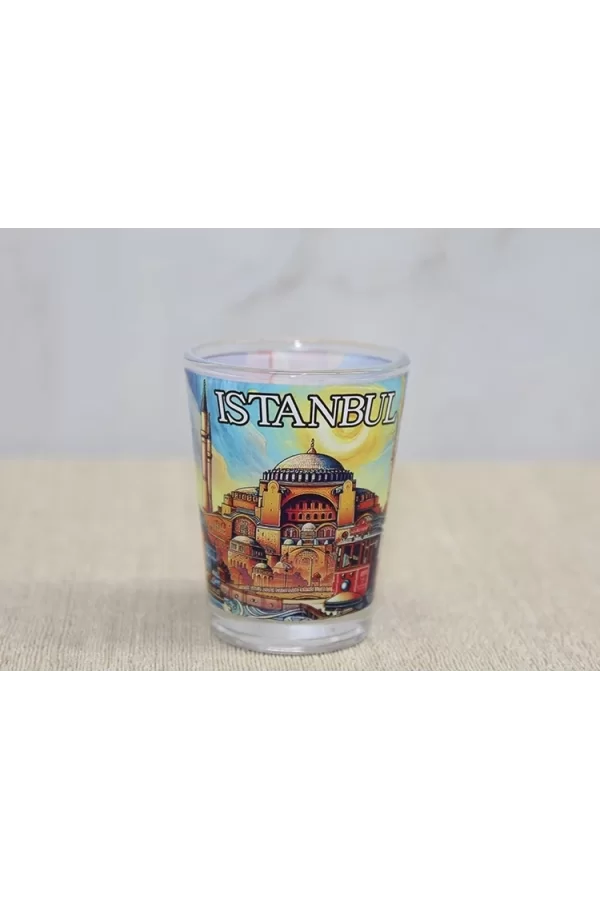 İstanbul Temalı Cam Shot Bardak Alk4356
