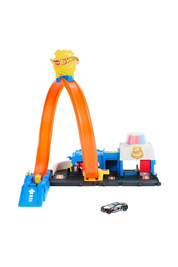 Jbm71 Hot Wheels Polis İstasyonu Oyun Seti