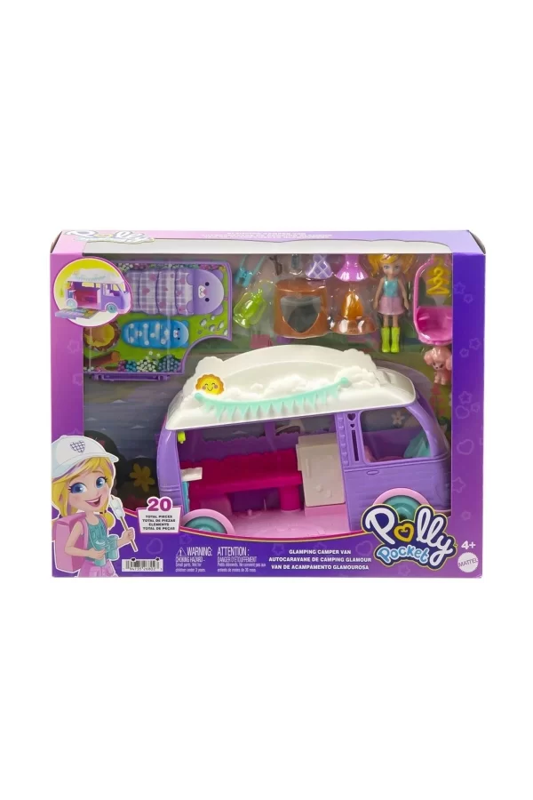 Jcc32 Polly Pocket Eğlenceli Karavan Oyun Seti