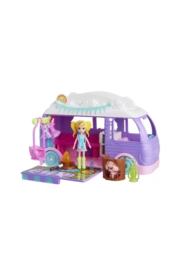 Jcc32 Polly Pocket Eğlenceli Karavan Oyun Seti