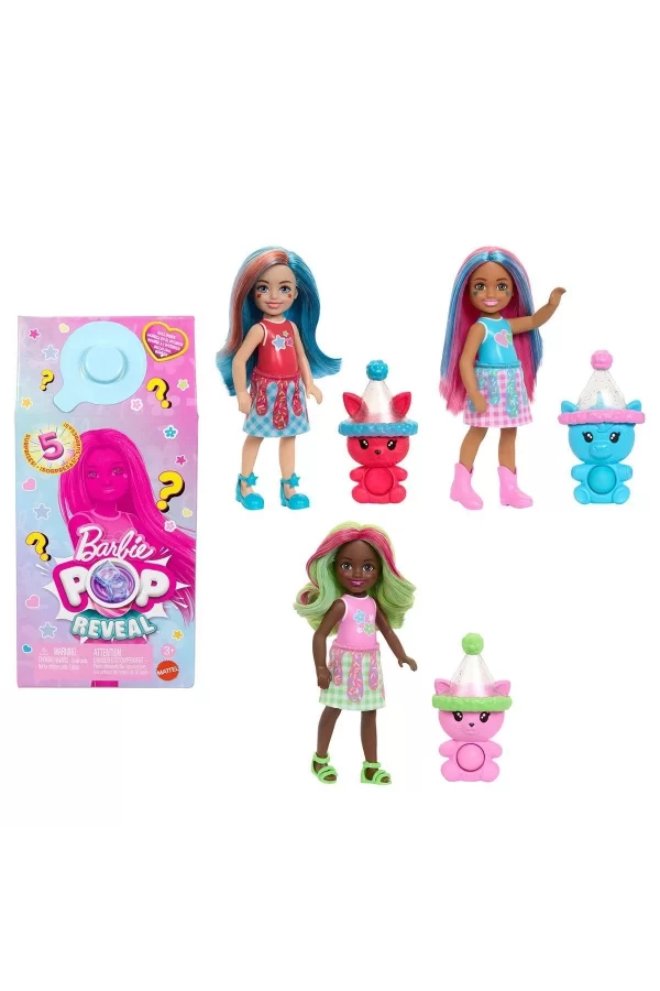 Jcn89 Barbie Chelsea Pop Reveal Milkshake Serisi