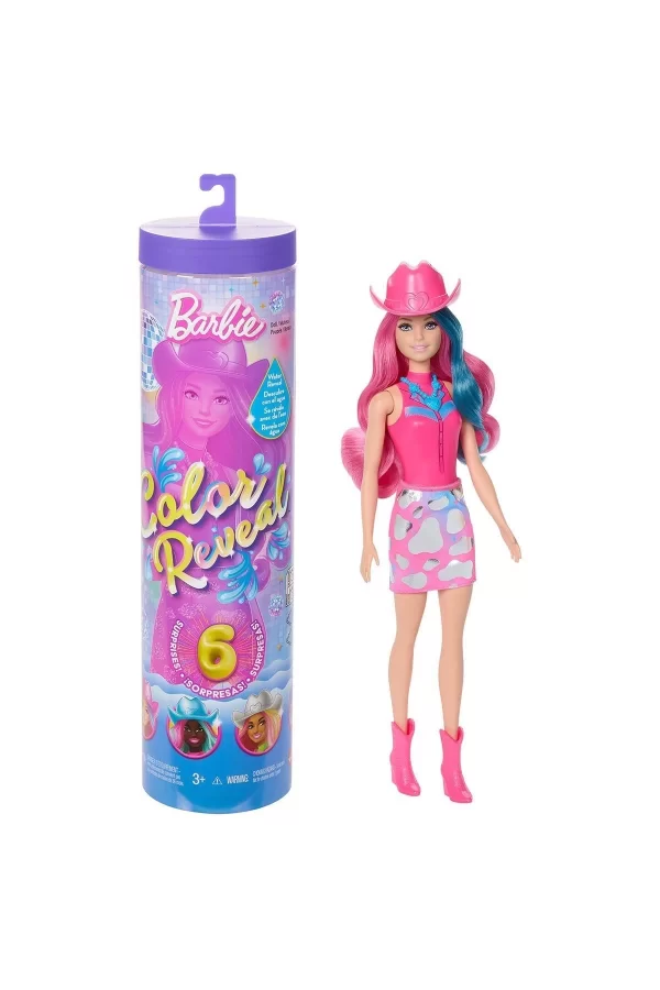 Jcp01 Barbie Color Reveal - Renk Değiştiren Sürpriz Barbie Disco Star Serisi